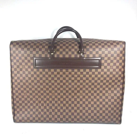 LOUIS VUITTON Brown Damier Canvas Boston Bag